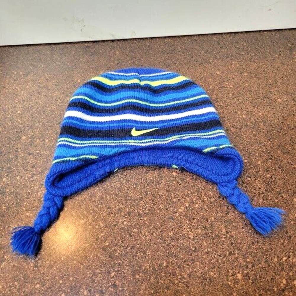 Nike Winter Infant Blue Green Beanie